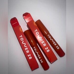 2 x Tower 28 Tower28 JuiceBalm Juice Balm Tinted Lip Balm in SQUEEZE